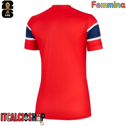 Norvegia Prima Maglia Femmina Mondiali 2026 Manica Corta